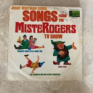Vintage 1973 Jerry Whitman Songs From Mr. Rogers TV Show
